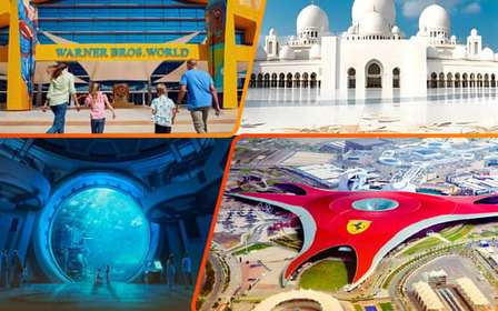 Dubaj: Meczet Szejka Zayeda i wstęp do Ferrari World z transferem