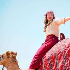 Dubaj: Jeep Desert Safari, przejażdżka na wielbłądzie i wycieczka quadem
