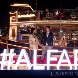 Dubai: Luxury Canal Dinner Cruise with Optional Transfers