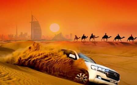 Dubaj: Pustynne safari, jazda na wielbłądzie, sandboarding i kolacja BBQ