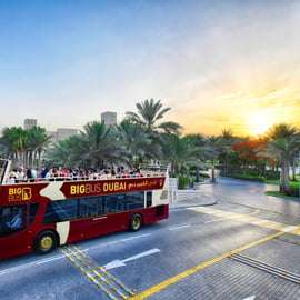 Dubaj: 24-48-godzinny lub 5-dniowy autobus hop-on hop-off z rejsem