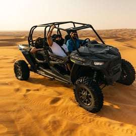 Dubaj: Buggy Dune Bashing, Sand Boarding, Przejażdżka na wielbłądzie & Show