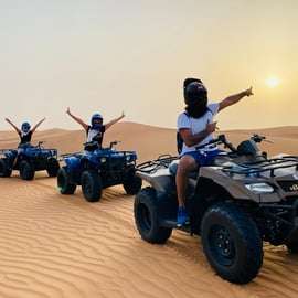 Dubaj: Safari na pustyni, quady, przejażdżka na wielbłądzie i obóz Al Khayma