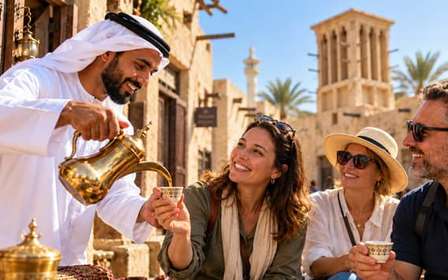 Dubaj Stará Dubaj, prohlídka zátoky a súků, ochutnávky a plavba na abře