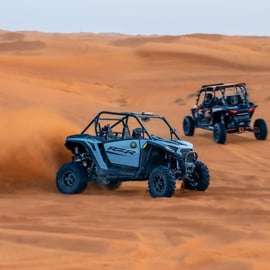 Dubaj: Safari Dune Buggy i przejażdżka na wielbłądzie z transportem
