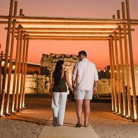 Dubai Fort Lisaili Desert Bliss: Camel Ride, BBQ & Transfer