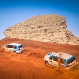 Dubaj: Półdniowe safari na pustyni, przejażdżka na wielbłądzie i quady