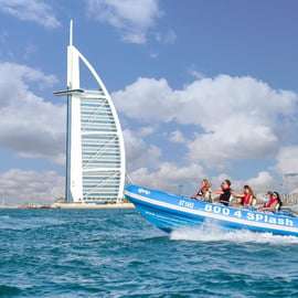 Dubaj 1,5-godzinna wycieczka łodzią motorową Marina, Atlantis, Burj Al Arab