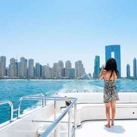Dubaj: Rejs widokowy po marinie z widokiem na koło Ain