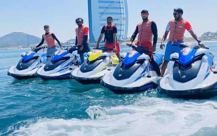 Dubaj: Wycieczka na nartach wodnych do Burj Al Arab i Atlantis z drinkiem